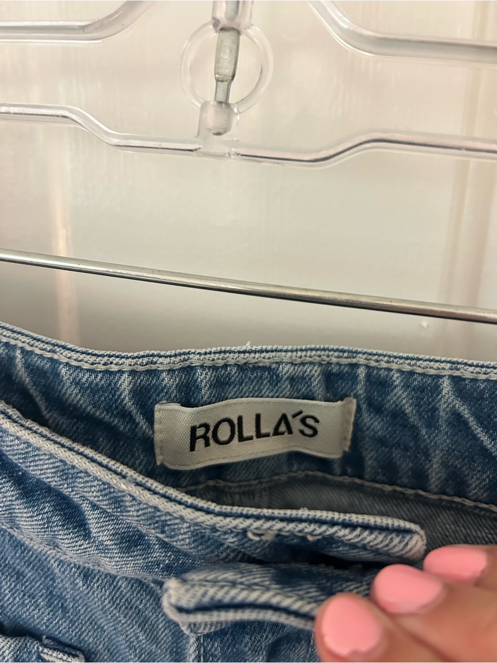 Rolla’s High Rise Wide Leg Sailor Jeans Medium Wash - Picture 3 of 5